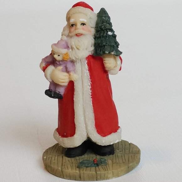 Delightful Victorian Christmas Figurine LOT of 4 - Picture 9 of 9